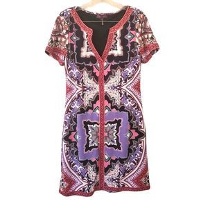 *Hale Bob Purple Resort Dress Sz.S